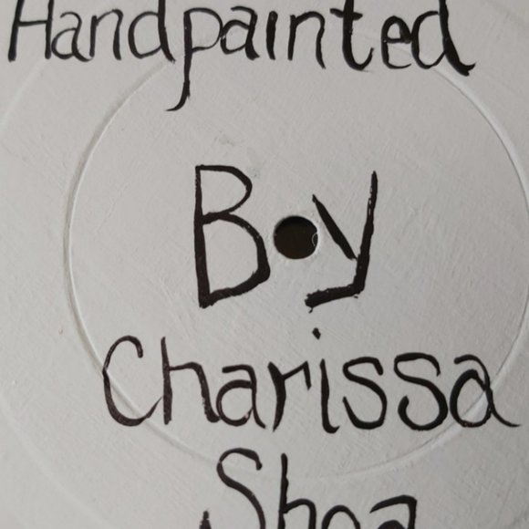 Handpainted Vinyl Record Painting ~ Horse - FRAMED - Picture 2 of 3